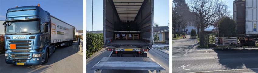 Consegna con camion